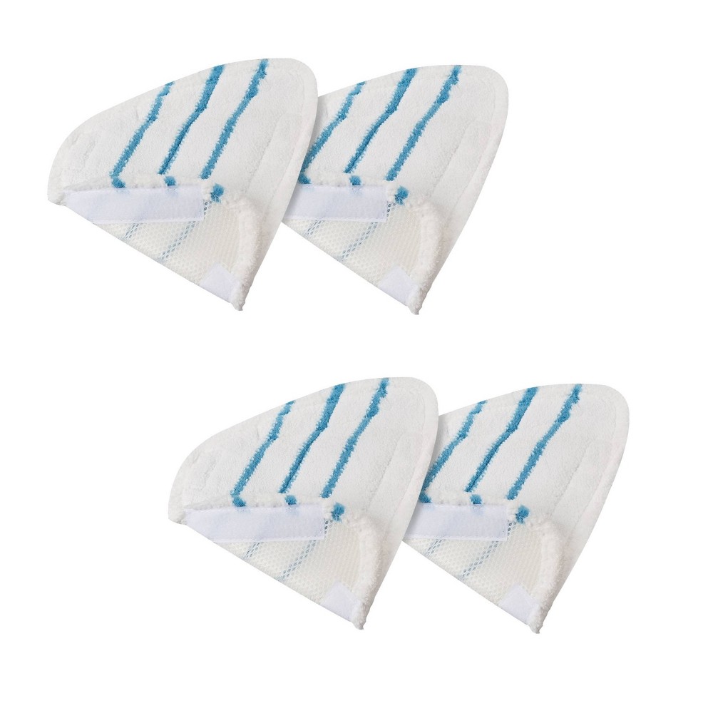 Photos - Steam Cleaner True & Tidy 4pc STM-500 and STM-700 Replacement Mop Pads: Steamer Mop Pads for Floor Care Tools 