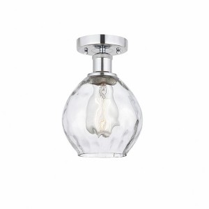 Waverly - 1 Light Semi-Flush Mount In Industrial Style-9.25 Inches Tall and 6 Inches Wide - 1 of 1