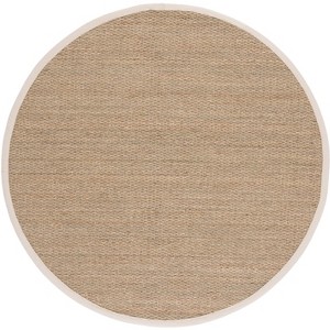Natural Fiber Twill Plain Seagrass NF111 Indoor Rugs - Safavieh - 1 of 4
