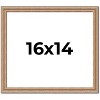 PosterPalooza | Deco Brown Picture Frame - UV Acrylic, Backing Board, Hanging Hardware Included - 2 of 4