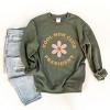 Simply Sage Market Cool Mom Club President Flower Sweatshirt - 3 of 4