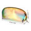 Unique Bargains Travel Toiletry Bag Makeup Bag OrganizerCosmetic Bag Waterproof TPU Multicolor 1PC - 4 of 4