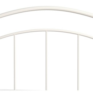 Hillsdale Furniture Full/Queen Julien Metal Headboard with Frame White: Spindle Design, Transitional Decor - 1 of 4