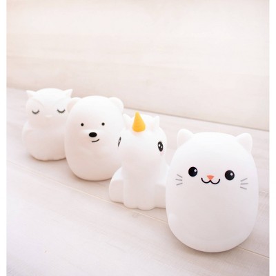 Adorable Cat-Shaped Silicone Nursery Night Light