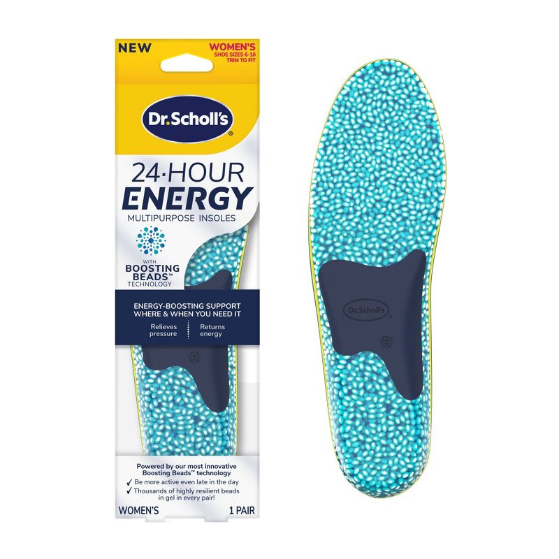 Dr. Scholl&#39;s 24-Hour Energy Multipurpose Insoles, Trim to Fit, Women&#39;s Shoe Size 6-10 - 1 Pair, 1 of 14