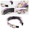 Unique Bargains Women's Bling Pearl Tulle Knot Headband Hairband Accessories 1.18 Inch Wide 1 Pc - 3 of 4
