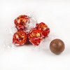 Thank You Candy Gift Tin with Red Chocolate Lindor Truffles by Lindt Large Plastic Tin with Sticker - By Just Candy - 2 of 2