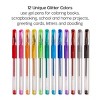 KINGART Gel Pen Set, Soft Grip, 12 Glitter Colors - 2 of 4