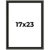 PosterPalooza | Antique Black Picture Frame - UV Acrylic, Foam Board Backing, Hanging Hardware - 2 of 4