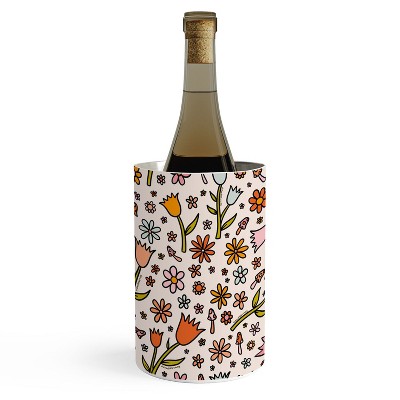 Doodle By Meg Tulip Print Wine Chiller - Deny Designs