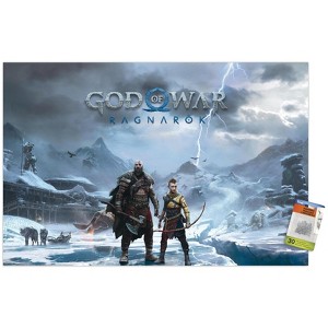 Trends International God Of War - Key Art Unframed Wall Poster Prints - 1 of 4
