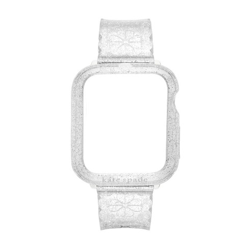 Kate Spade New York Apple Watch Band 40mm - Silver Glitter Jelly : Target