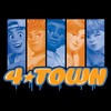Women's Turning Red 4*Town Paint Drip Panels T-Shirt - 2 of 4