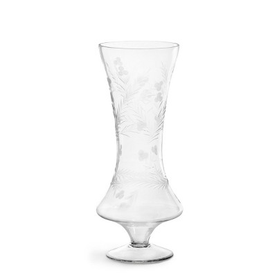 Park Hill Collection Zelda Etched Glass Vase Medium