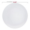 Smarty Had A Party White w/ Silver Rim Organic Plastic Dinnerware Set - 120 Sets - 3 of 4