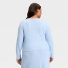 Women's Variegated Ribbed Pajama Cardigan - Auden™ - 2 of 3