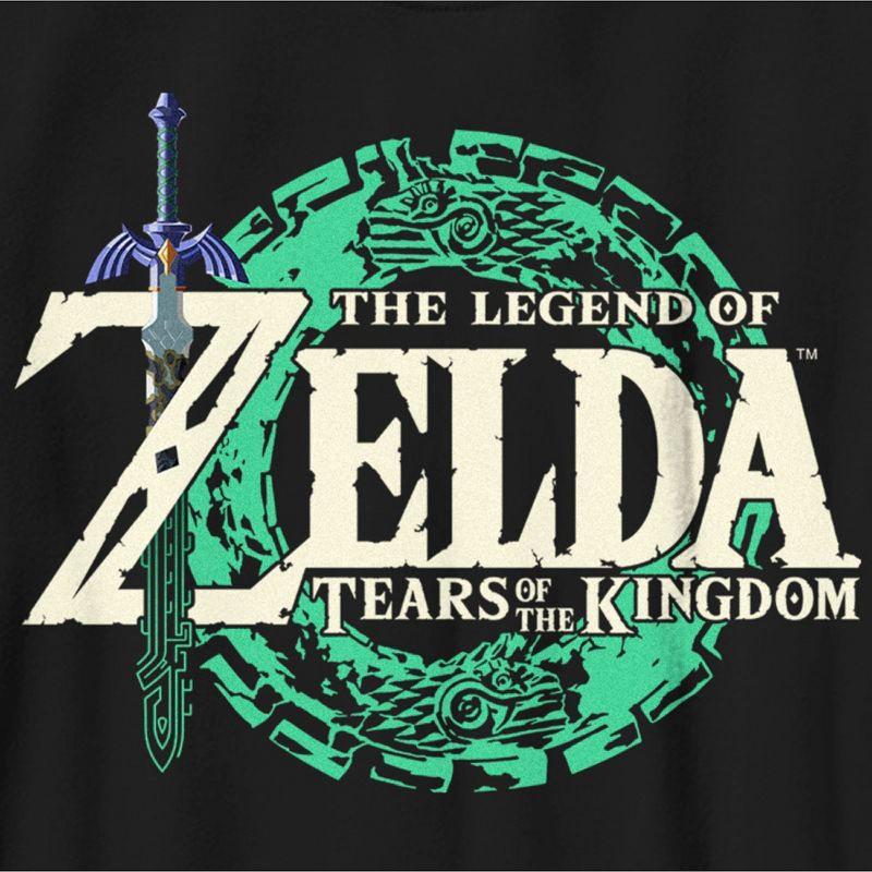 Boy's Nintendo The Legend of Zelda: Tears of the Kingdom Game Logo T-Shirt, 2 of 6