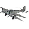 Level 2 Model Kit Messerschmitt Me410A-1/U2 & U4 Fighter-Bomber Aircraft with 2 Scheme Options 1/72 Plastic Model Kit by Airfix - image 2 of 4