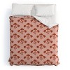 Suri Floral Cherry Schatzi Brown Duvet Cover Set Pink - Deny Designs - 2 of 4