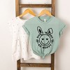 The Juniper Shop Don't Worry Be Hoppy Smiley Bunny Youth Short Sleeve Tee - 2 of 2