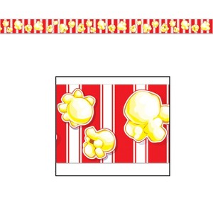 Beistle Popcorn Party Tape, 3" x 20', (5/Pkg) Multicolored - 1 of 1
