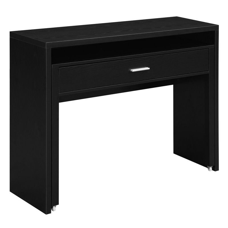 Newport JB Console Sliding Desk with Drawer and Riser - Breighton Home, 4 of 8