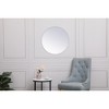 Elegant Lighting Gracin Round Mirror 24 inch in Clear - 2 of 4