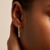 Dangle Earrings for Women 14K Gold Plated Dangly Dangling Earrings Dainty Trendy Drop Hypoallergenic Square - 4 of 4