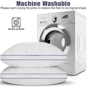 PAGED 2 Pack Soft Pillows with Down Alternative Fill, Supportive Bed Pillows for Sleeping - 1 of 4