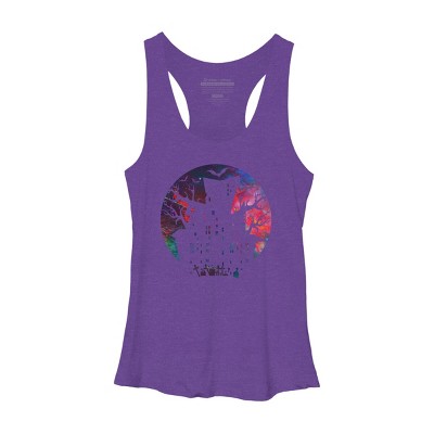 Women's Design By Humans Halloween home By durungkapok Racerback Tank Top