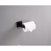 LunaLulinlk 5 - Piece Bathroom Hardware Accessories Set Matte Black + Stainless Steel Black - 2 of 4