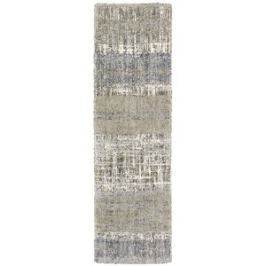 Oriental Weavers Aspen 530J9 Grey/ Ivory Indoor Area Rug - 2'3" x 7'6" - 1 of 4