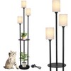 TiramisuBest Modern Floor Lamps in Various Colors and Styles with Shades 110~120v Metal/Wood Frame for Living Rooms and Bedrooms - 2 of 4