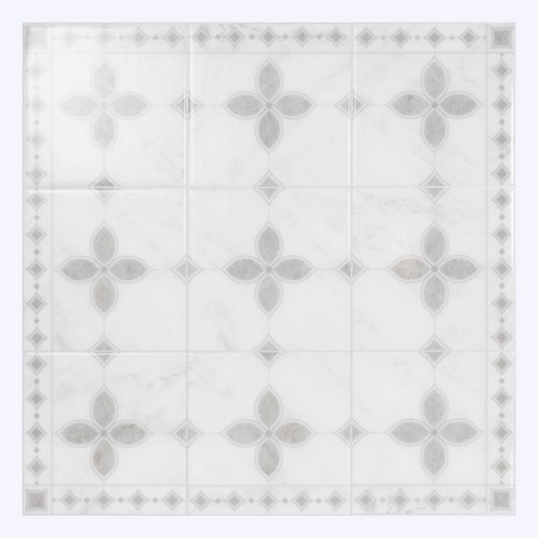 Smart Tiles Vintage Giotto White Peel and Stick Backsplash