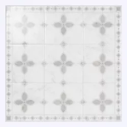 Smart Tiles 4pk Kit Kitchen Vittoria Glossy Peel & Stick 3D Tile Paper Backsplash