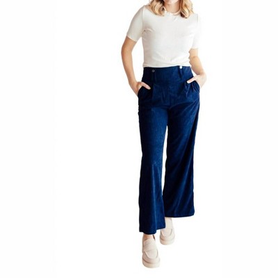 Women's Taylor Corduroy Cotton Pants - CRESCENT