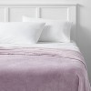 Solid Plush Bed Blanket - Room Essentials™ - image 2 of 3