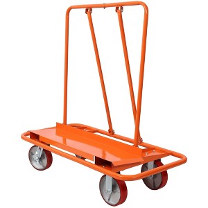 NAYSAYE Hand Truck Dolly Heavy Duty Panel Dolly Sheet Cart with Steel Frame 3300lb Capacity, Orange, 23.2"*47.2"*72" - 1 of 4