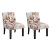 Red Floral Accent Chair - 2 of 4
