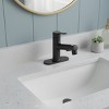 PROOX Single Handle Pull Out Sprayer Single Hole Bathroom Faucet Deckplate and Pop Up Drain Included - 3 of 4
