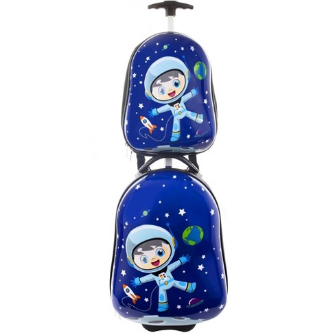 Kiddietotes Kids' 2pc Hardside Backpack & Luggage Set -spaceboy : Target