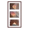 PosterPalooza | Brown Finish Collage Frame - White Mat, 20 Frame Sizes to Choose From, UV Acrylic - 4 of 4