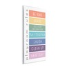 Stupell Industries Bold List of Playroom Rules Kids Rainbow Stripes Wall Plaque Art, 10" x 15" - 2 of 4