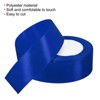 Unique Bargains Single Side Solid DIY Wrapping Decoration Roll Satin Ribbons 2 Pcs - 3 of 4