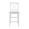 Jofran, Simplicity Solid Wood Classic X-Back Counter Stool (Set of 2) - 2 of 4