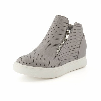 CUSHIONAIRE Women's Hart Hidden Wedge Sneaker +Wide Width Available