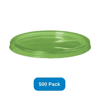 Eco-Products Lid for 8-32 oz Round Deli Container Eco-Products Compostable Green PLA - Case of 500