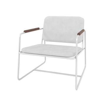 2.0 Whythe Low Accent Chair White - Manhattan Comfort