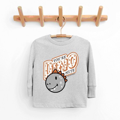 The Juniper Shop SmileyWorld You're Dino-Mite Youth Long Sleeve Tee