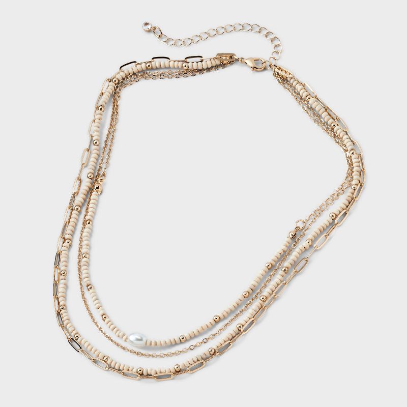 Beaded Multi-Strand necklace - A New Day™, 4 of 8